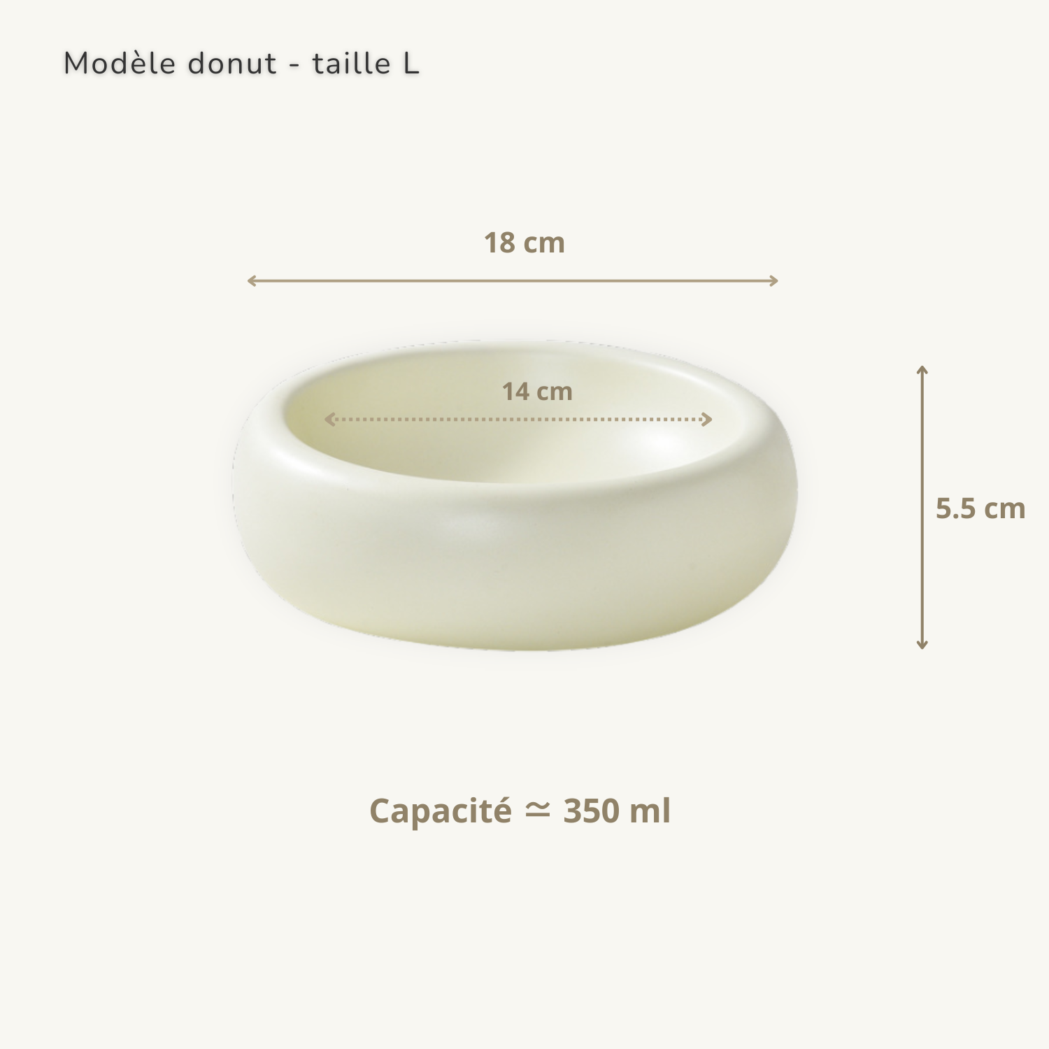 trio pastel Donut pour eau et croquettes