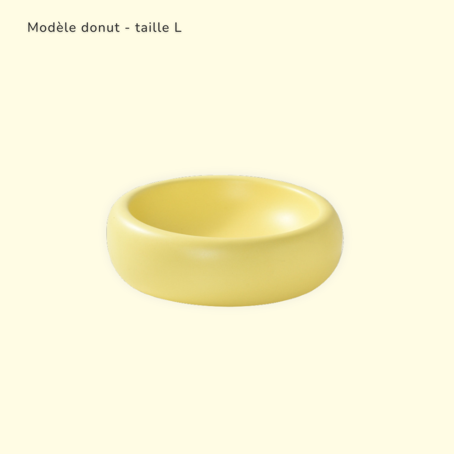 bols Donut pastel M L XL design minimaliste