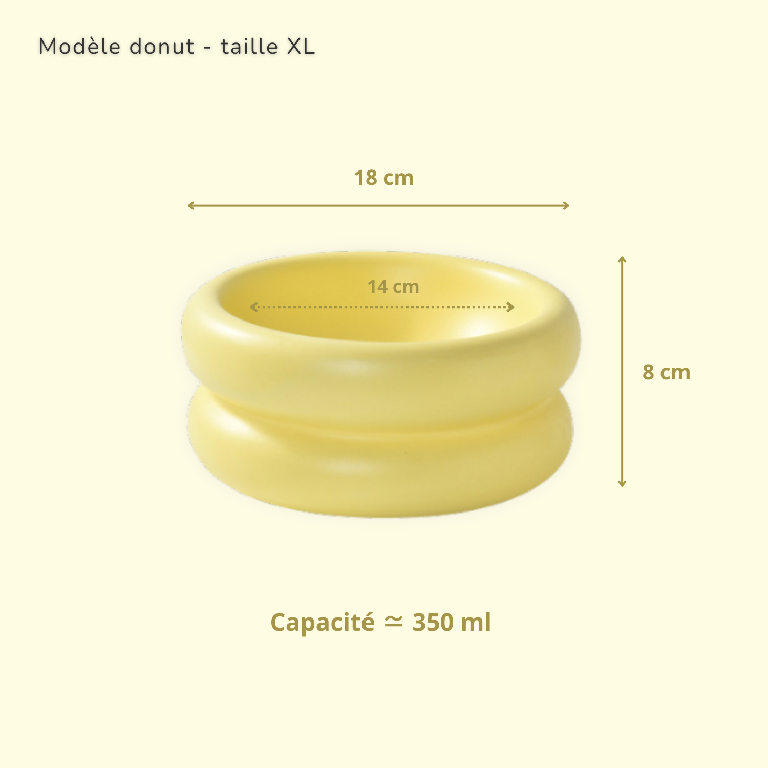 pack Donut M L XL pastel en différentes couleurs