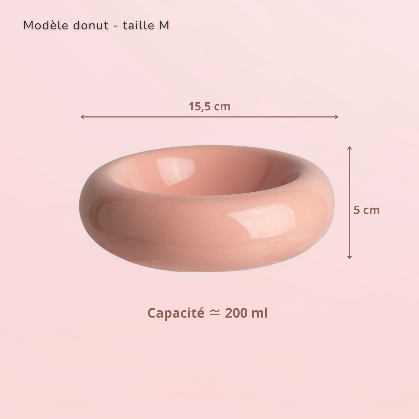 pack pastel trois bols Donut multifonction