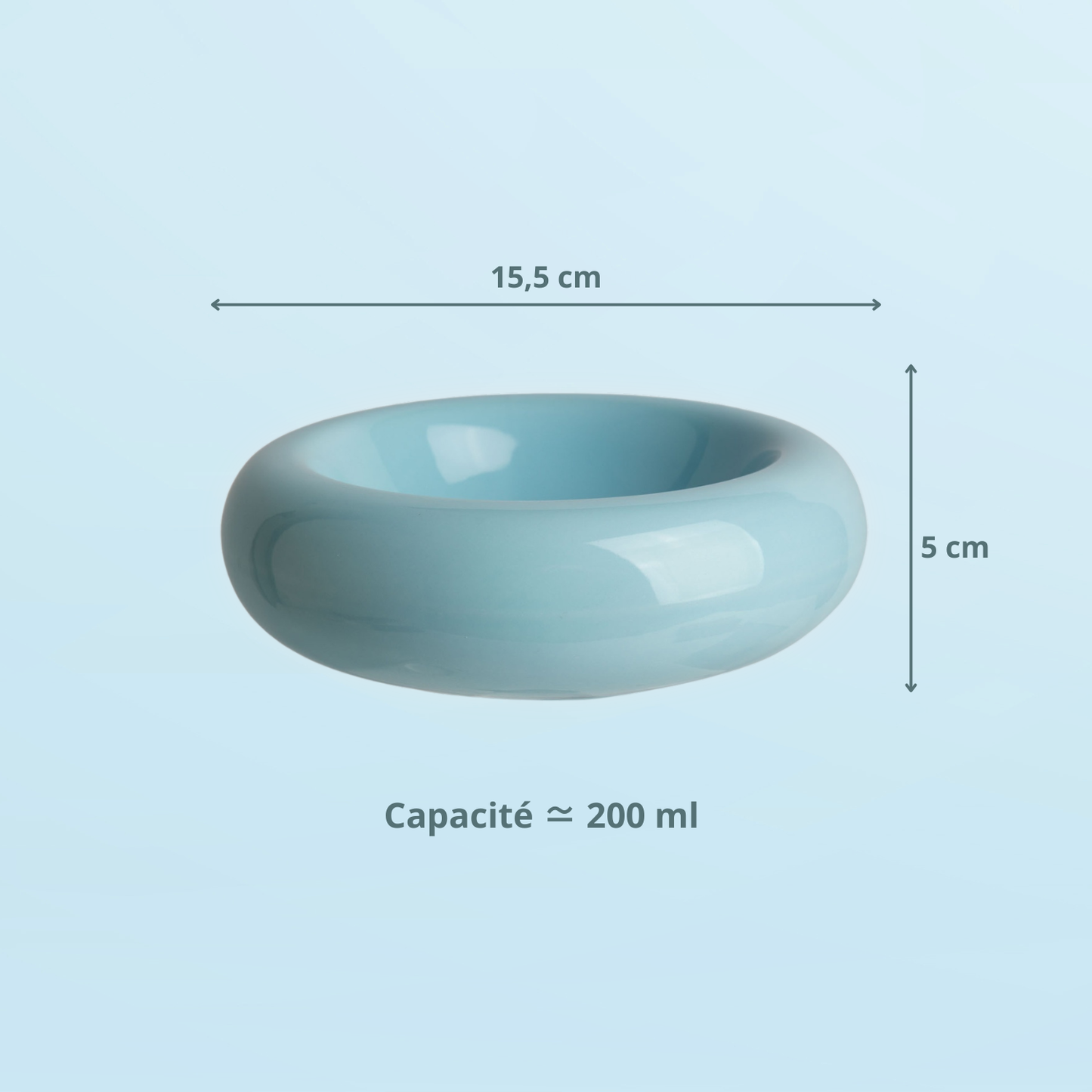 Bol pastel en céramique - Modèle Donut M