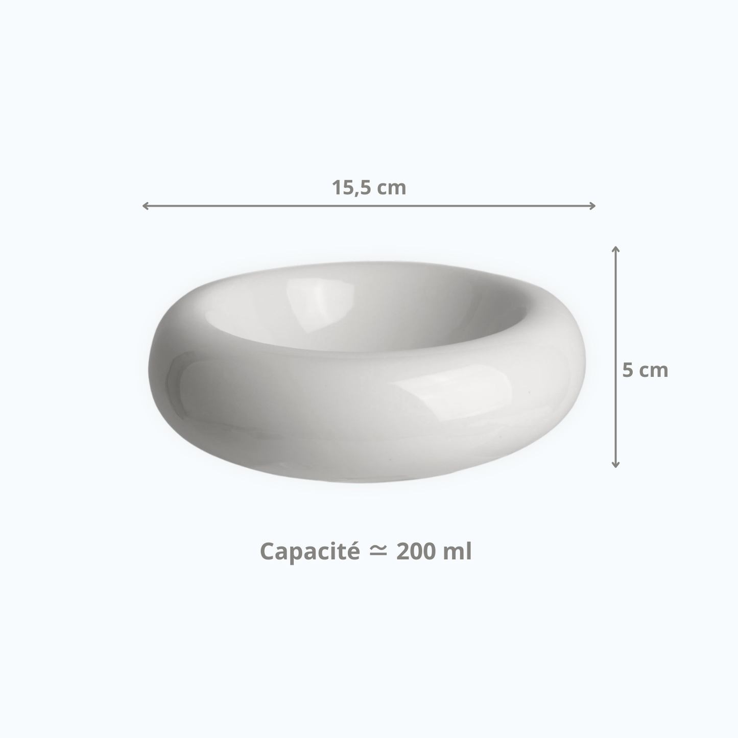 Bol pastel en céramique - Modèle Donut M